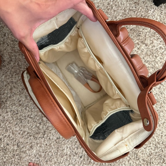 Citi collective leather diaper bag w/ changing pad - Picture 3 of 11